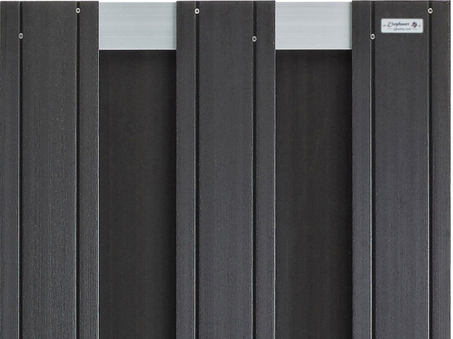 Elephant Design Sichtschutz WPC, anthrazit 90x180cm