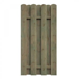 Bohlenzaun Boleo gerade Kiefer kdi grn 90x180cm