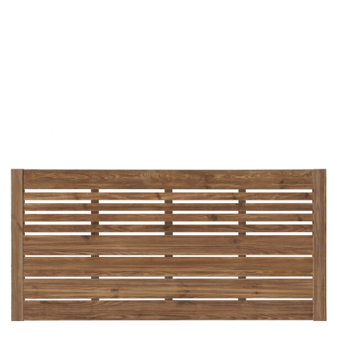 Zaun Sina 51156 Kiefer kdi braun mit Gitter 180x90cm