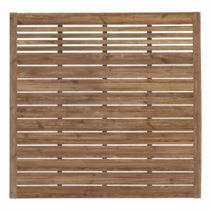 Zaun Sina 180x180cm mit Gitter Kiefer kdi braun 51151