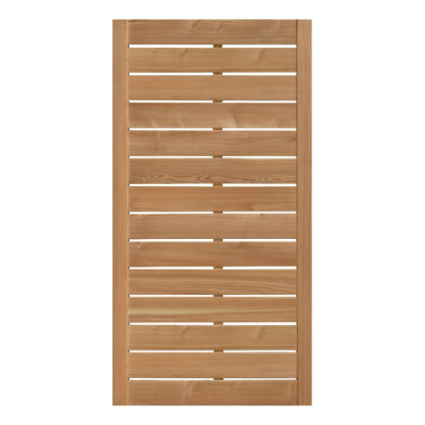 Zaun Sina 51177 90x180cm geschlossen Lrche natur