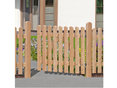 Vorgartenzaun Genua Lrche Einzeltr 100x80cm ohne Beschlge
