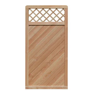 Zaun Fiona 50014 90x180cm mit Gitter Lrche natur