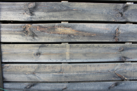 Zaun Sina 51203 180x180cm mit Gitter Kiefer kdi grau