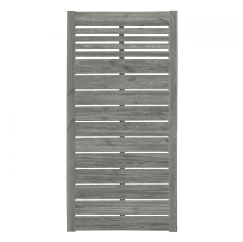 Zaun Sina 51205 90x180cm mit Gitter Kiefer kdi grau