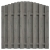Bohlenzaun Boleo Kiefer kdi grau 180x180-160cm 51195