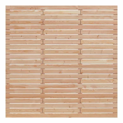 Sichtschutzzaun Valentina L&auml;rche natur 180x180cm