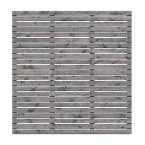 Sichtschutzzaun Valentina Kiefer KDi Grau 180x180 cm 51226