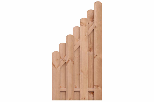 Bohlenzaun Kiefer Lrchenoptik 90x180-90cm 51342