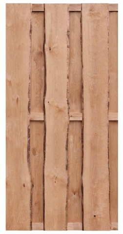 Bohlenzaun Natura Kiefer L&auml;rchenoptik 90x180cm 51190