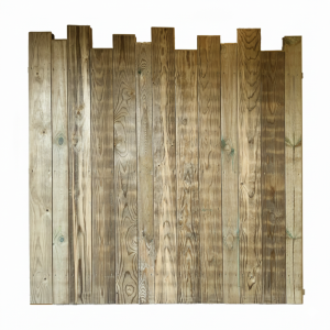 Bohlenzaun Fortix Duo 180x180-175cm Kiefer druckimp. beidseitig beplankt