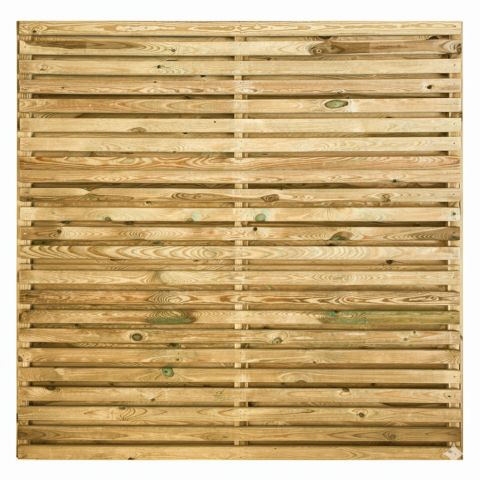 Zaun Solidon 180x180 cm Kiefer druckimpr&auml;gniert beids. mit Leisten beplankt!