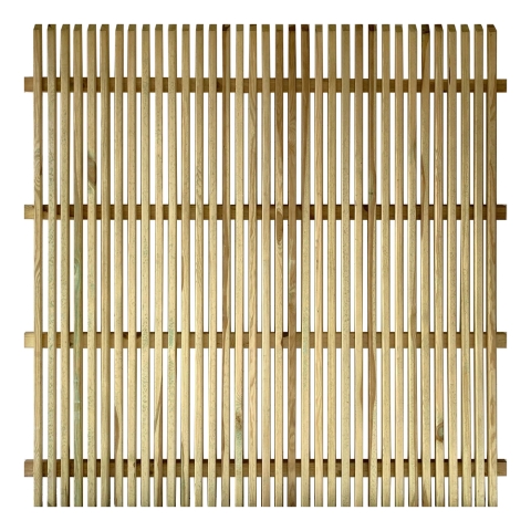 Lattenzaun Roma 182x180 cm Kiefer druckimpr&auml;gniert gr&uuml;n