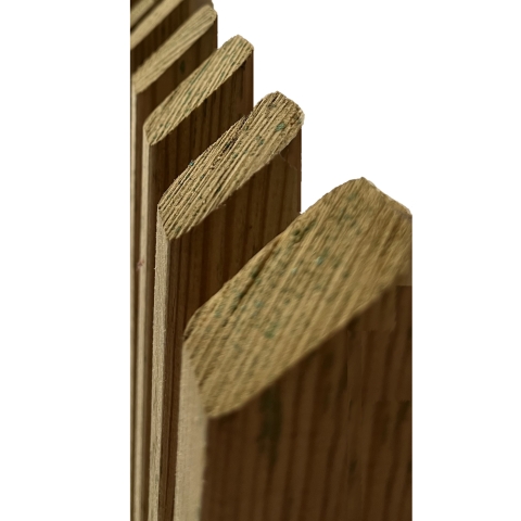 Lattenzaun Roma 182x120 cm Kiefer druckimpr&auml;gniert gr&uuml;n