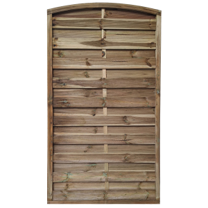 Dichtzaun 100x180-174cm kdi grn mit Leimholzbogen