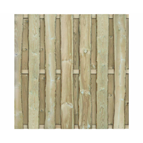 Natura Bohlenzaun Kiefer kdi grn 180x180cm