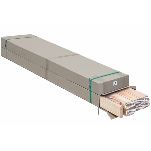 Selbstbauzaun Rhombus L&auml;rche 90x180cm 51462