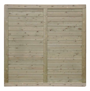 Massivzaun Toskana 180x180cm geschlossen Fichte kdi gr&uuml;n