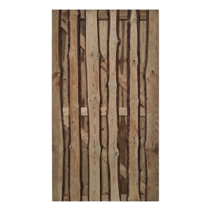 Tor Starkis 90x180 cm Kiefer KDI gr&uuml;n, unbes&auml;umten s&auml;gerauhen Bohlen ohne Beschlag