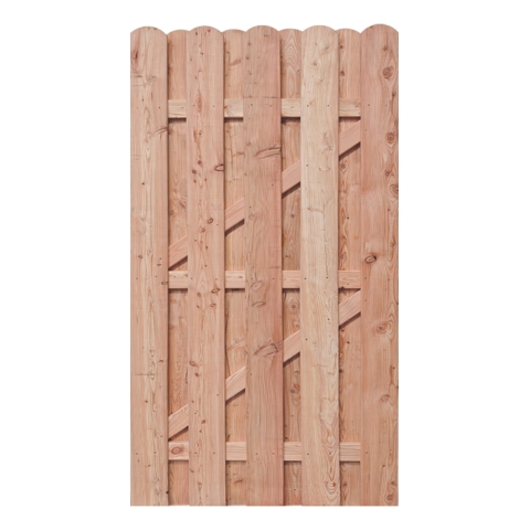 Bohlentor Barin L&auml;rche unbehandelt gerade 100x180cm ohne Beschlag