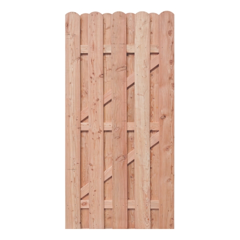 Bohlentor Barin L&auml;rche HOCH unbehandelt gerade 100x200cm ohne Beschlag