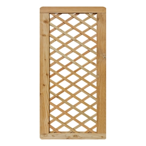 Massivzaun Privora Rankgitter 90x180cm L&auml;rche natur