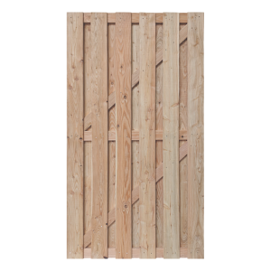 Bohlentor Tectur L&auml;rche natur gerade 100x180cm ohne Beschlag