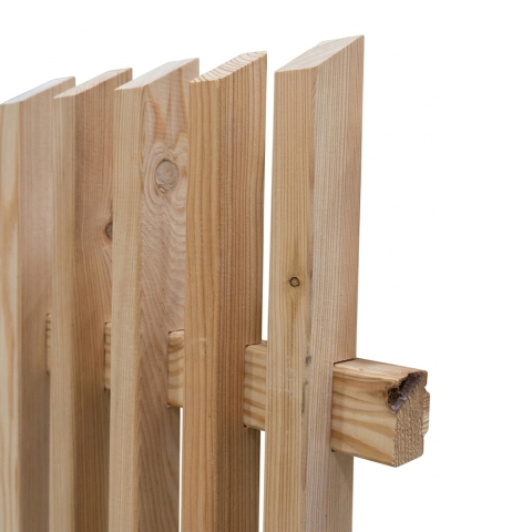 Lattenzaun Norden 180x180cm L&auml;rche natur