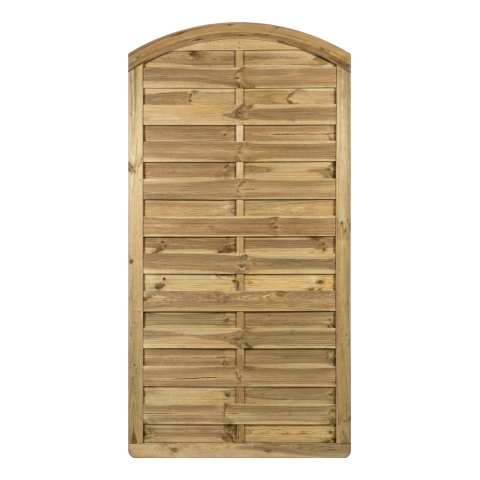 Dichtzaun Elegant XL Kiefer kdi gr&uuml;n 100x196-180cm mit Leimholzbogen